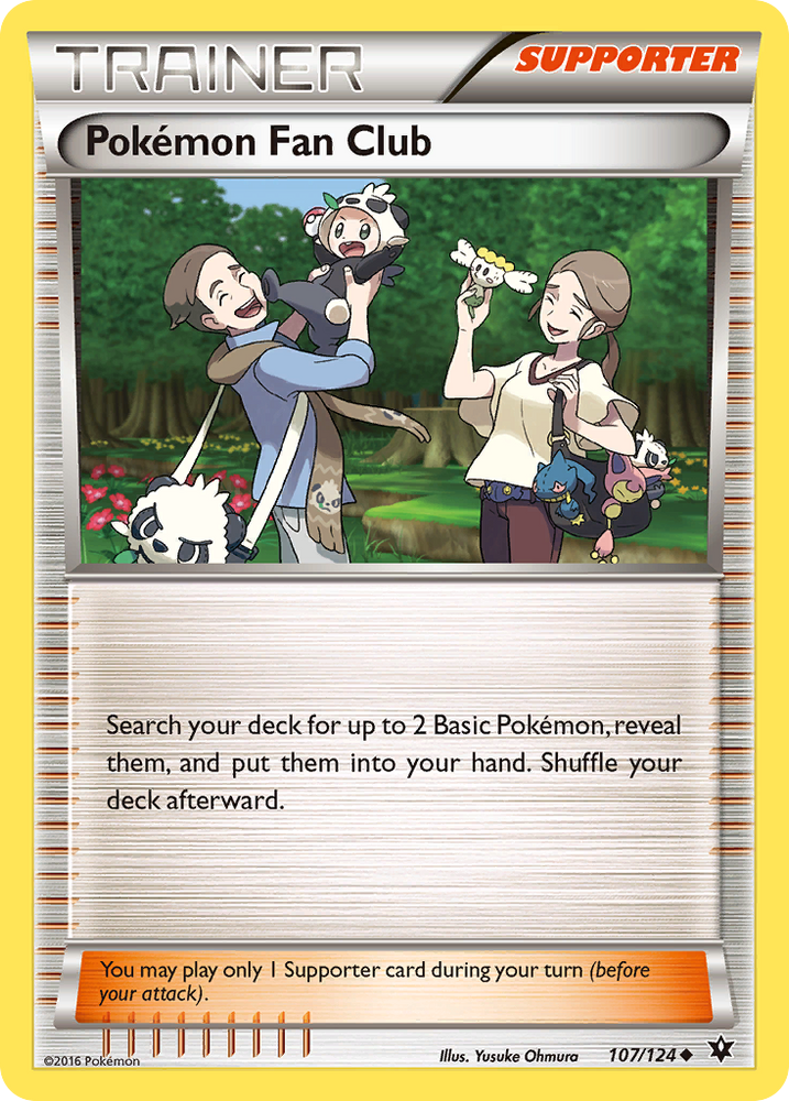 Pokemon Fan Club (107/124) [XY: Fates Collide] Pokémon