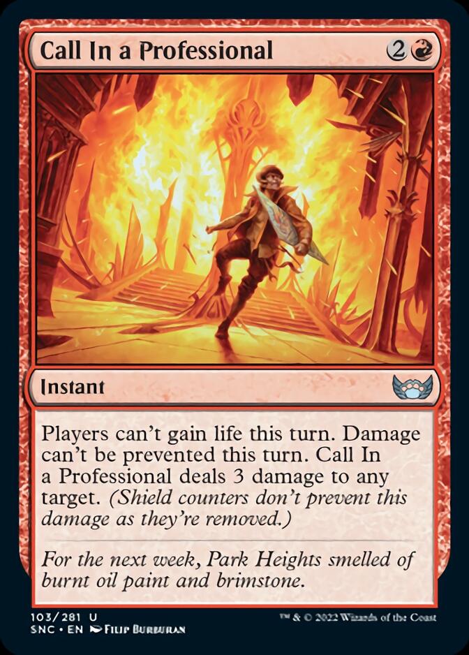 Call In a Professional [Streets of New Capenna] Magic: The Gathering
