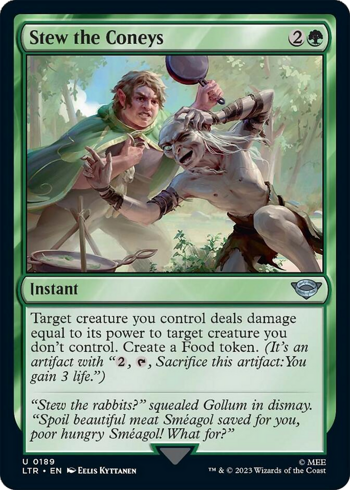 Stew the Coneys [The Lord of the Rings: Tales of Middle-Earth] Magic: The Gathering