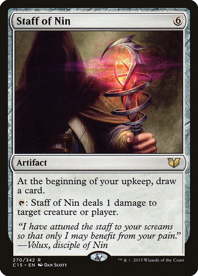 Staff of Nin [Commander 2015] Magic: The Gathering