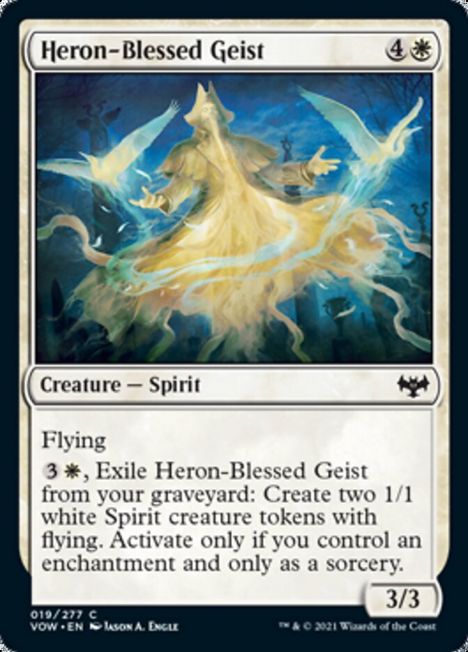 Heron-Blessed Geist [Innistrad: Crimson Vow] Magic: The Gathering