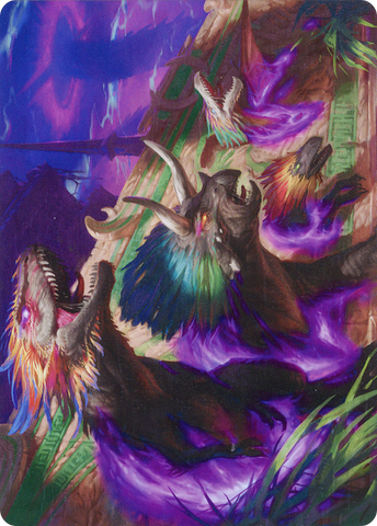 Burning Sun's Fury Art Card [March of the Machine Art Series] Magic: The Gathering