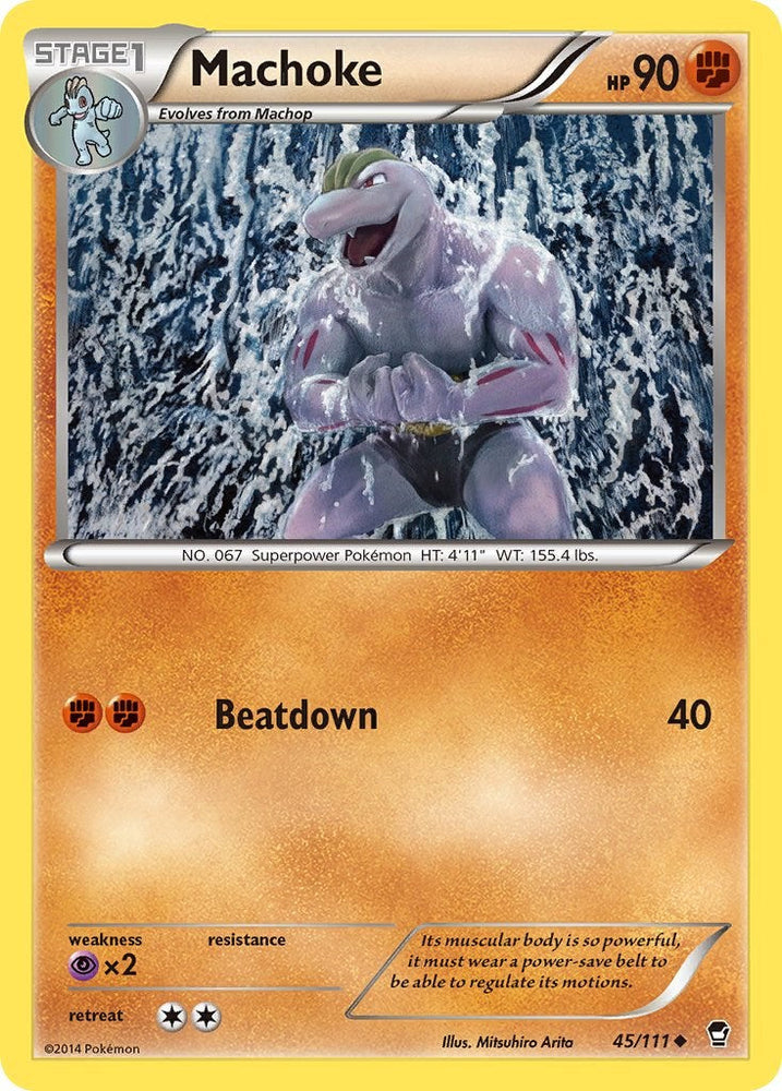 Machoke (45/111) [XY: Furious Fists] Pokémon