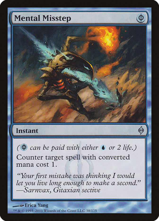 Mental Misstep [New Phyrexia] Magic: The Gathering