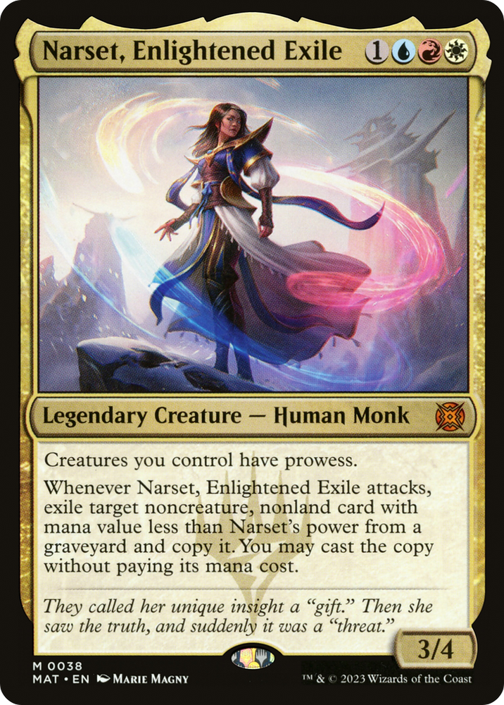 Narset, Enlightened Exile [March of the Machine: The Aftermath] Magic: The Gathering