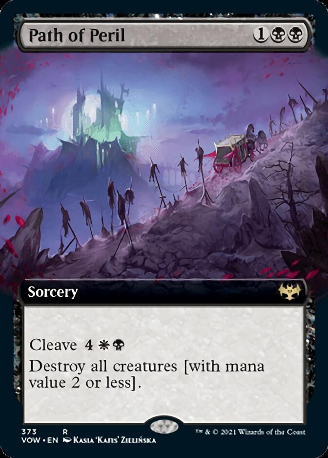 Path of Peril (Extended Art) [Innistrad: Crimson Vow] Magic: The Gathering