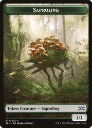 Copy // Saproling Double-Sided Token [Double Masters Tokens] Magic: The Gathering