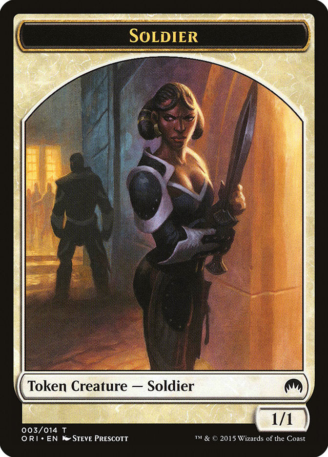 Soldier Token [Magic Origins Tokens] Magic: The Gathering