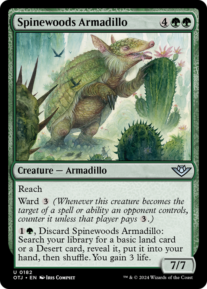 Spinewoods Armadillo [Outlaws of Thunder Junction] Magic: The Gathering