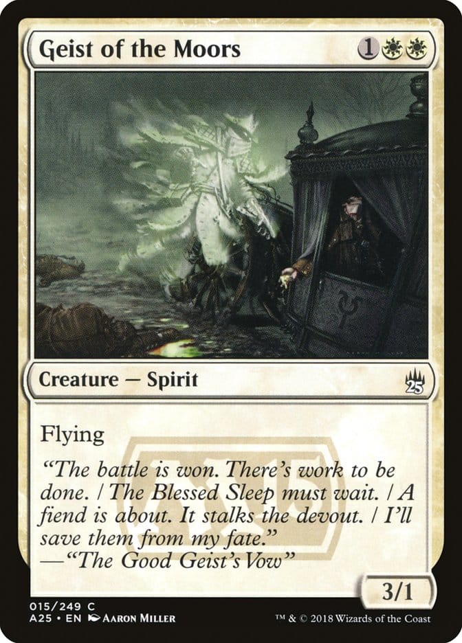 Geist of the Moors [Masters 25] Magic: The Gathering
