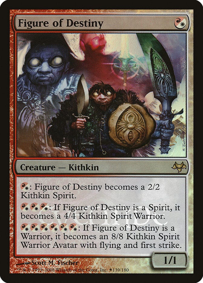 Figure of Destiny (Launch) [Eventide Promos] Magic: The Gathering
