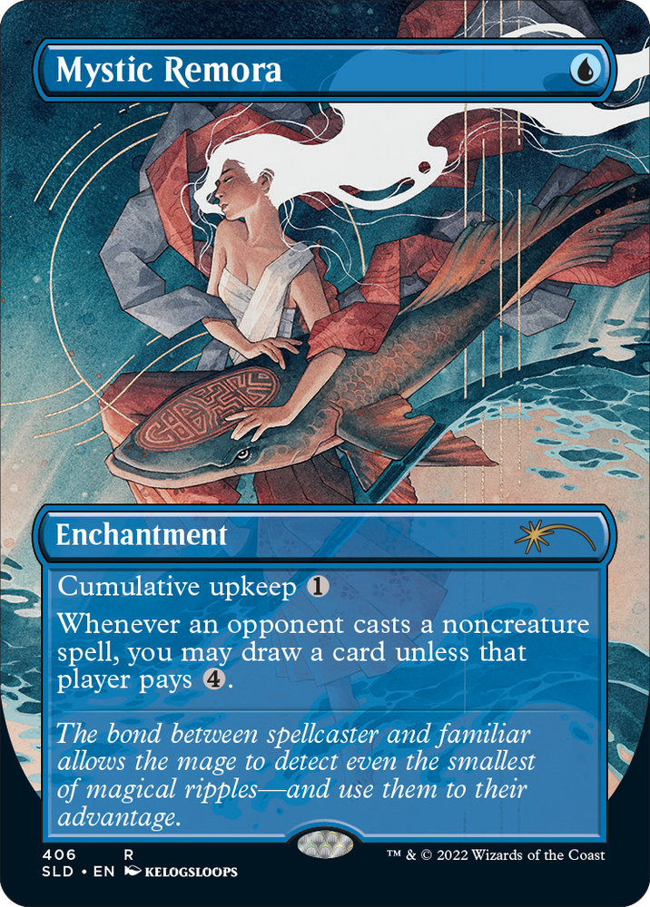 Mystic Remora (Borderless) [Secret Lair Drop Series] Magic: The Gathering
