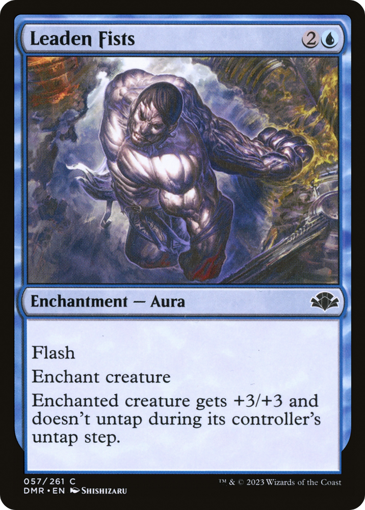 Leaden Fists [Dominaria Remastered] Magic: The Gathering