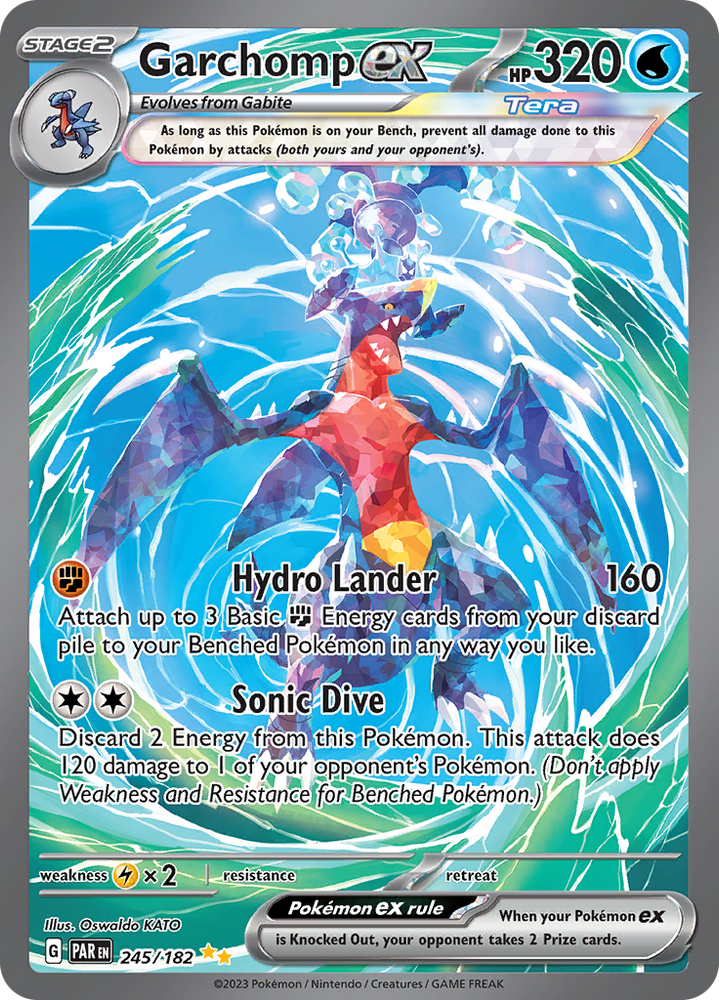 Garchomp ex (245/182) [Scarlet & Violet: Paradox Rift] Pokémon