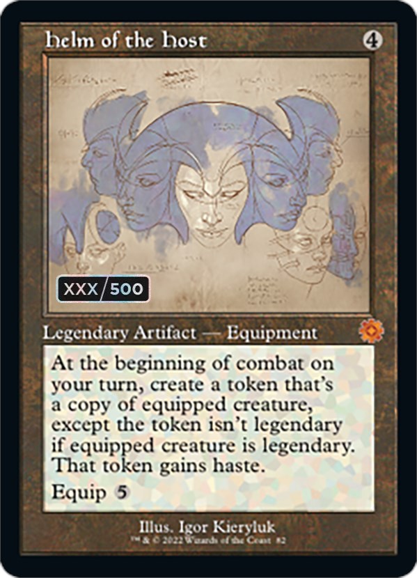 Helm of the Host (Retro Schematic) (Serialized) [The Brothers' War Retro Artifacts] Magic: The Gathering