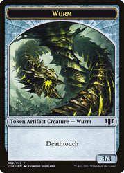 Wurm (032/036) // Goat Double-Sided Token [Commander 2014 Tokens] Magic: The Gathering