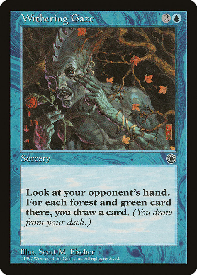 Withering Gaze [Portal] Magic: The Gathering