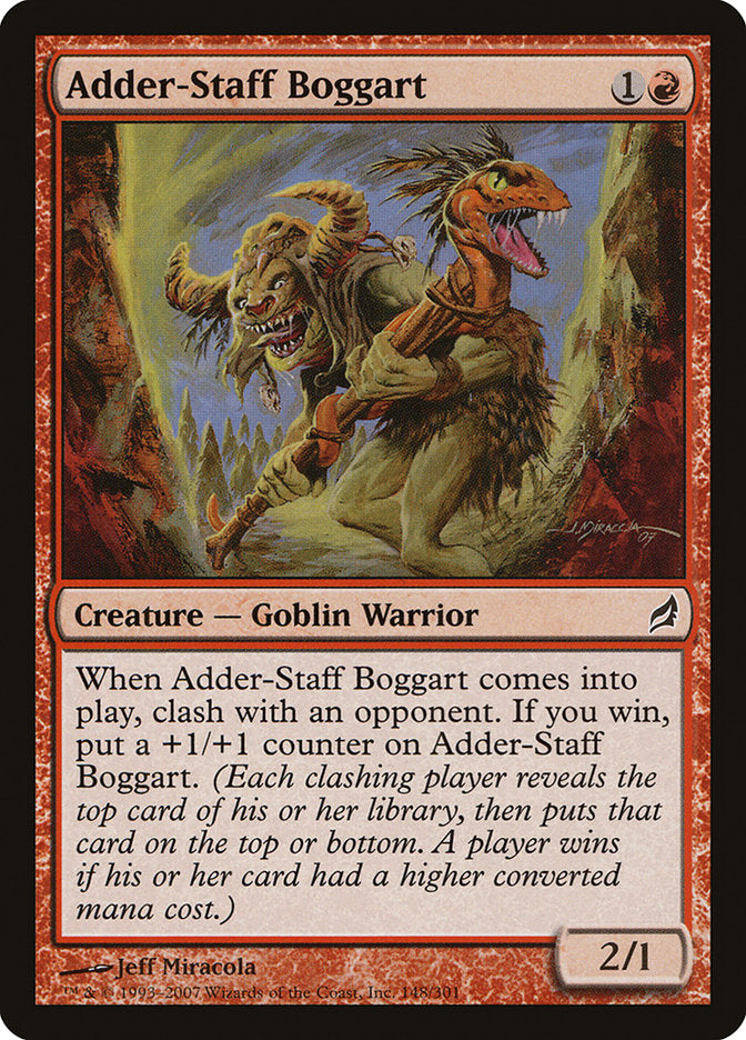 Adder-Staff Boggart [Lorwyn] Magic: The Gathering
