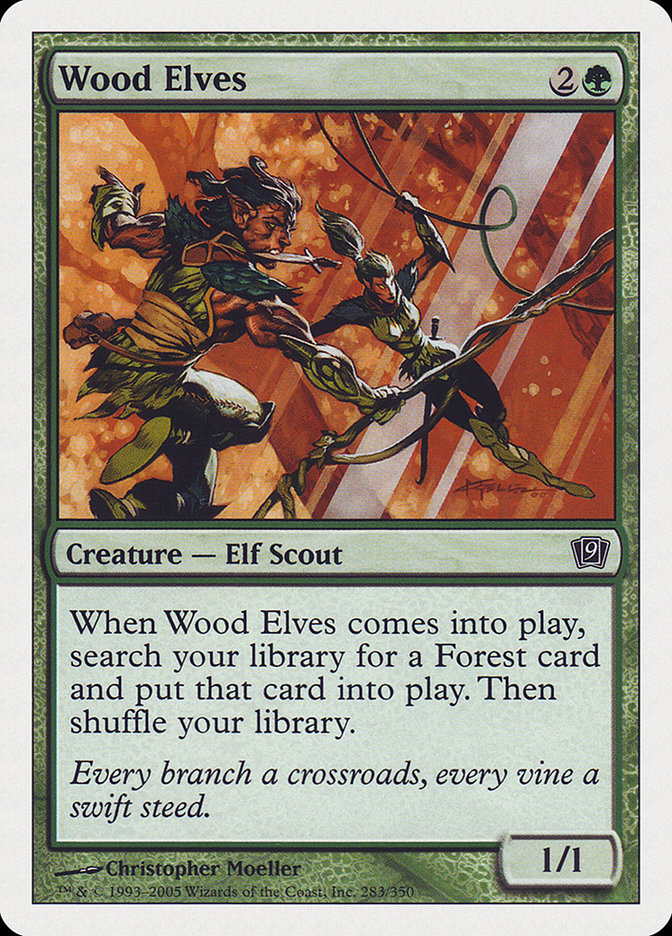 Wood Elves [Ninth Edition] Magic: The Gathering