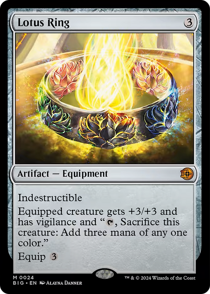 Lotus Ring [Outlaws of Thunder Junction: The Big Score] Magic: The Gathering