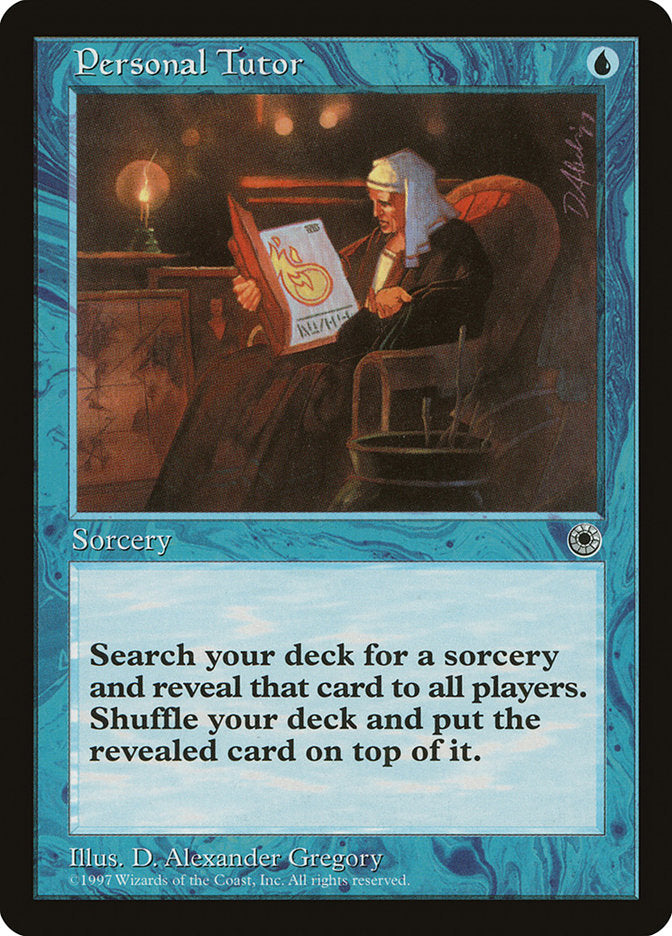 Personal Tutor [Portal] Magic: The Gathering