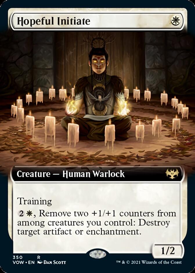 Hopeful Initiate (Extended Art) [Innistrad: Crimson Vow] Magic: The Gathering