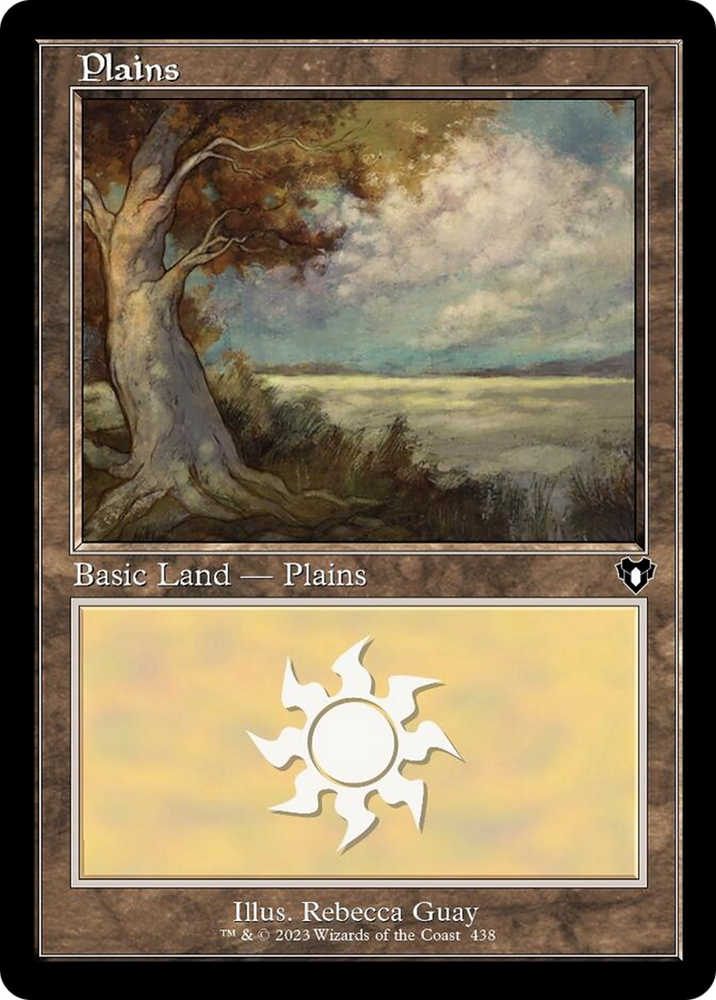 Plains (438) (Retro) [Commander Masters] Magic: The Gathering