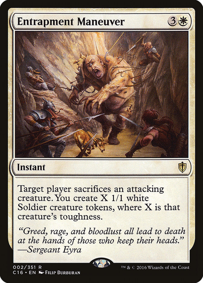Entrapment Maneuver [Commander 2016] Magic: The Gathering