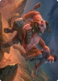 Dwarven Reinforcements Art Card [Kaldheim Art Series] Magic: The Gathering