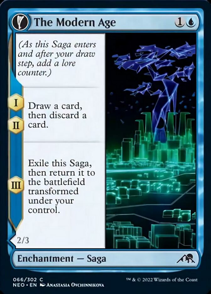 The Modern Age // Vector Glider [Kamigawa: Neon Dynasty] Magic: The Gathering