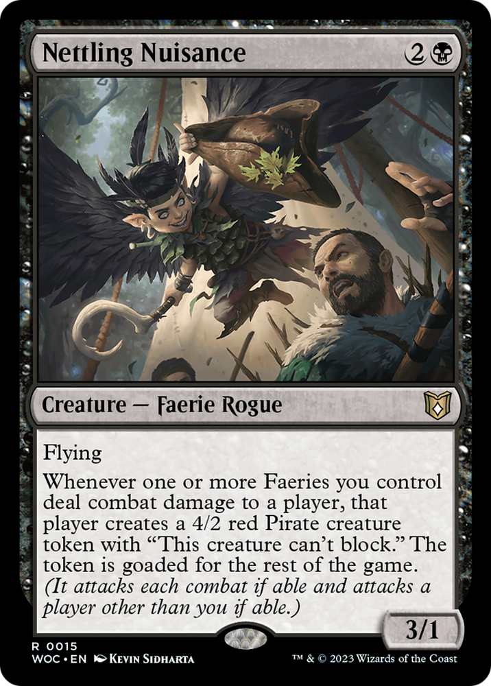 Nettling Nuisance [Wilds of Eldraine Commander] Magic: The Gathering