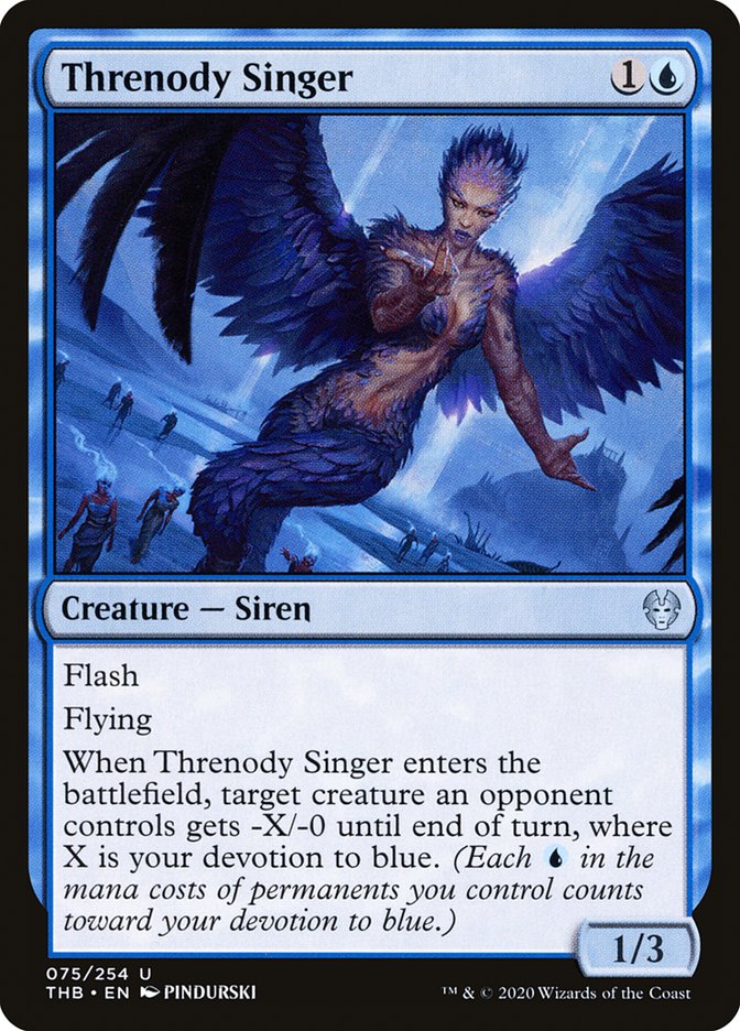 Threnody Singer [Theros Beyond Death] Magic: The Gathering