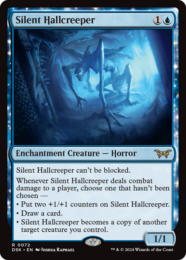 Silent Hallcreeper [Duskmourn: House of Horror] Magic: The Gathering