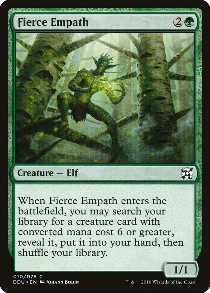 Fierce Empath [Duel Decks: Elves vs. Inventors] Magic: The Gathering
