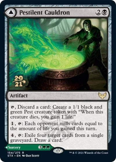 Pestilent Cauldron // Restorative Burst [Strixhaven: School of Mages Prerelease Promos] Magic: The Gathering