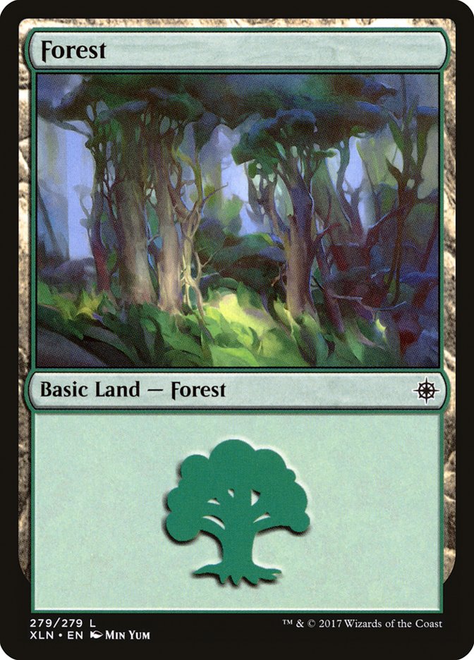 Forest (279) [Ixalan] Magic: The Gathering
