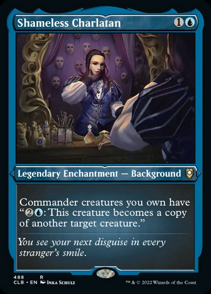 Shameless Charlatan (Foil Etched) [Commander Legends: Battle for Baldur's Gate] Magic: The Gathering