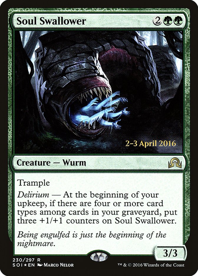 Soul Swallower [Shadows over Innistrad Prerelease Promos] Magic: The Gathering