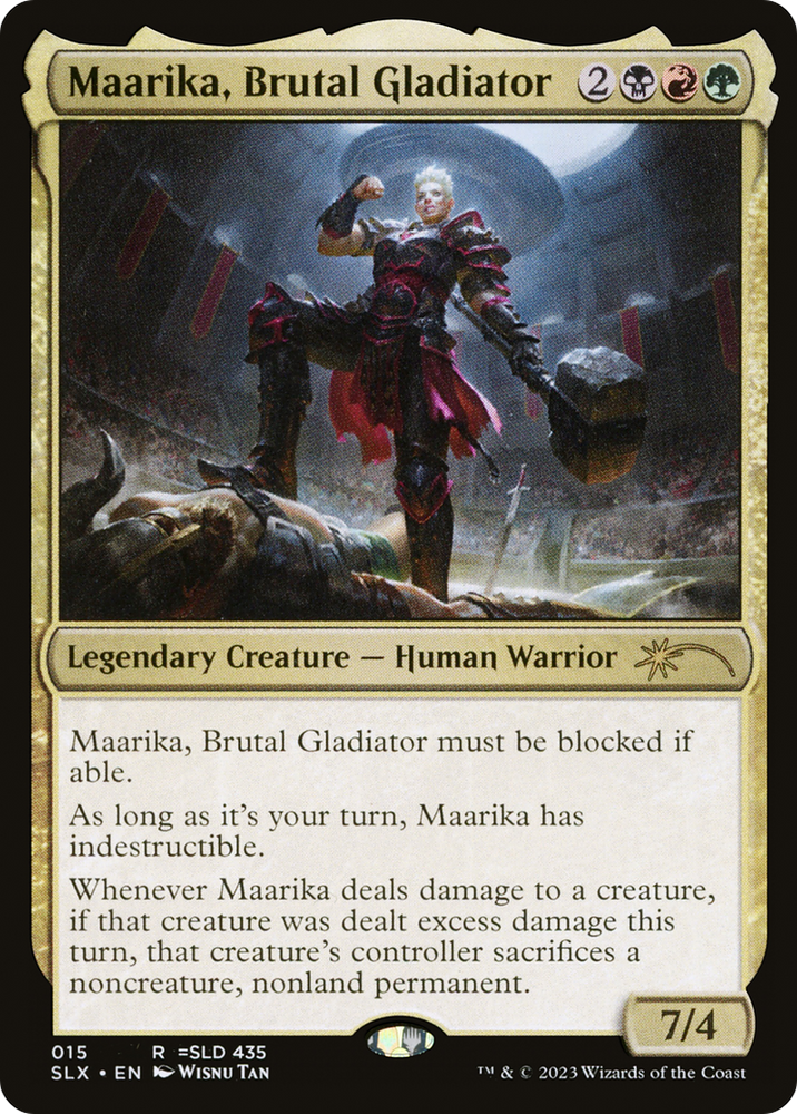 Maarika, Brutal Gladiator [Secret Lair: Universes Within] Magic: The Gathering