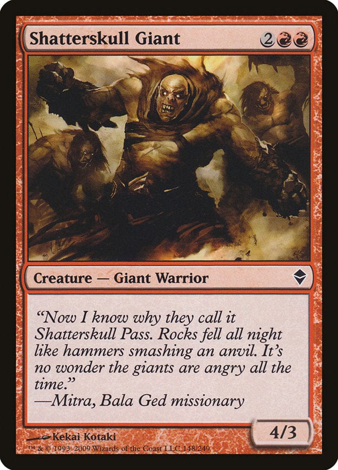Shatterskull Giant [Zendikar] Magic: The Gathering