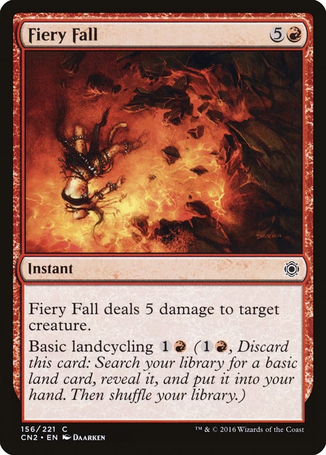 Fiery Fall [Conspiracy: Take the Crown] Magic: The Gathering