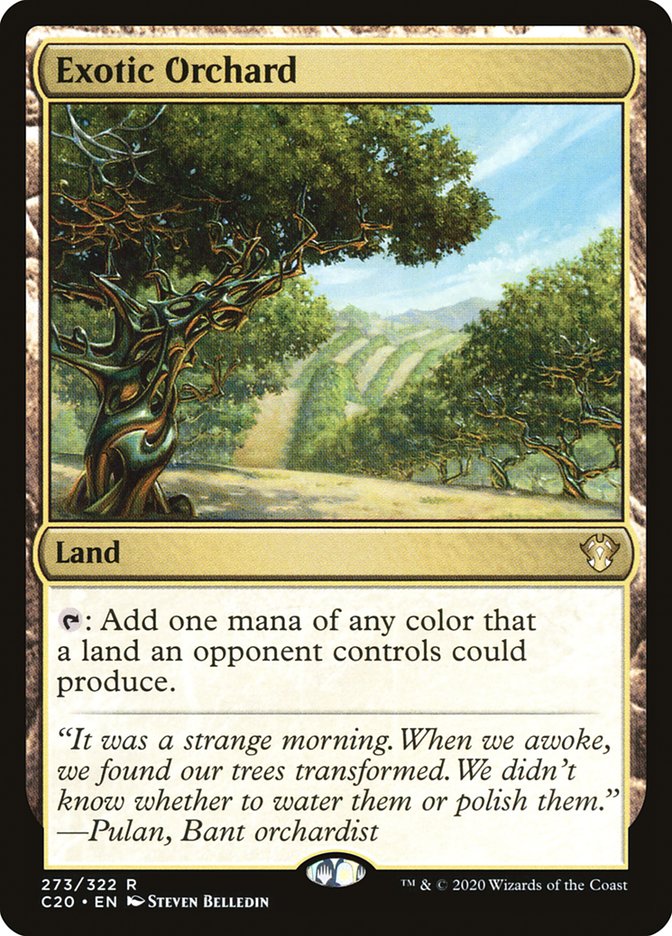Exotic Orchard [Commander 2020] Magic: The Gathering