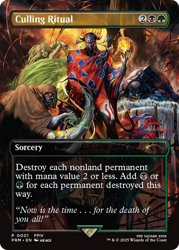 Culling Ritual [Wizards Play Network 2025] Magic: The Gathering
