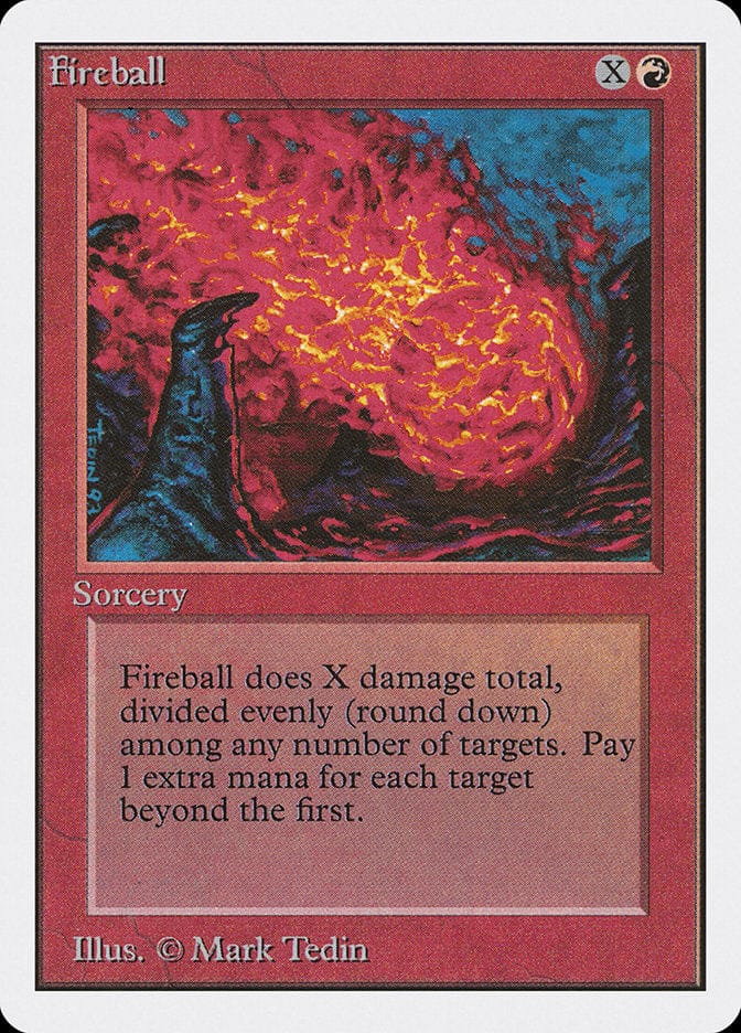 Fireball [Unlimited Edition] Magic: The Gathering