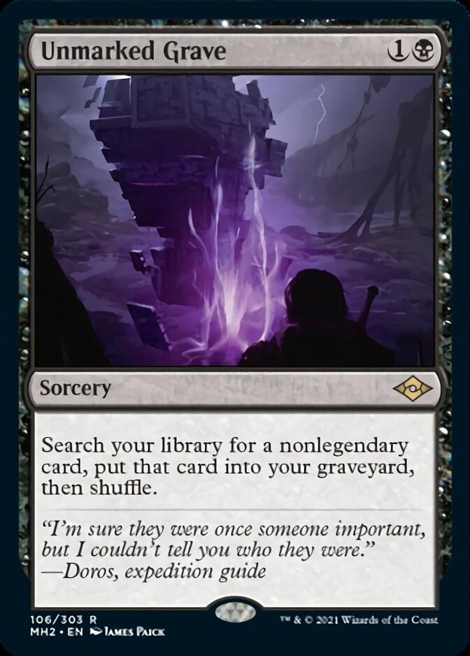 Unmarked Grave [Modern Horizons 2] Magic: The Gathering