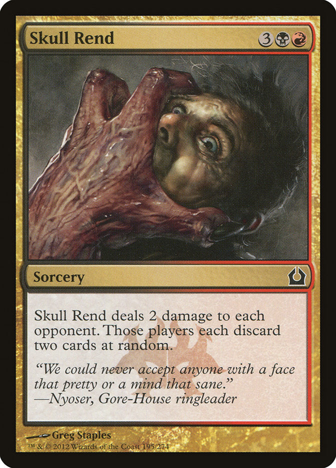 Skull Rend [Return to Ravnica] Magic: The Gathering