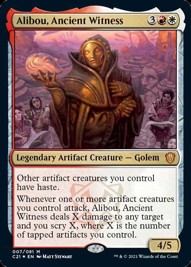 Alibou, Ancient Witness [Commander 2021] Magic: The Gathering