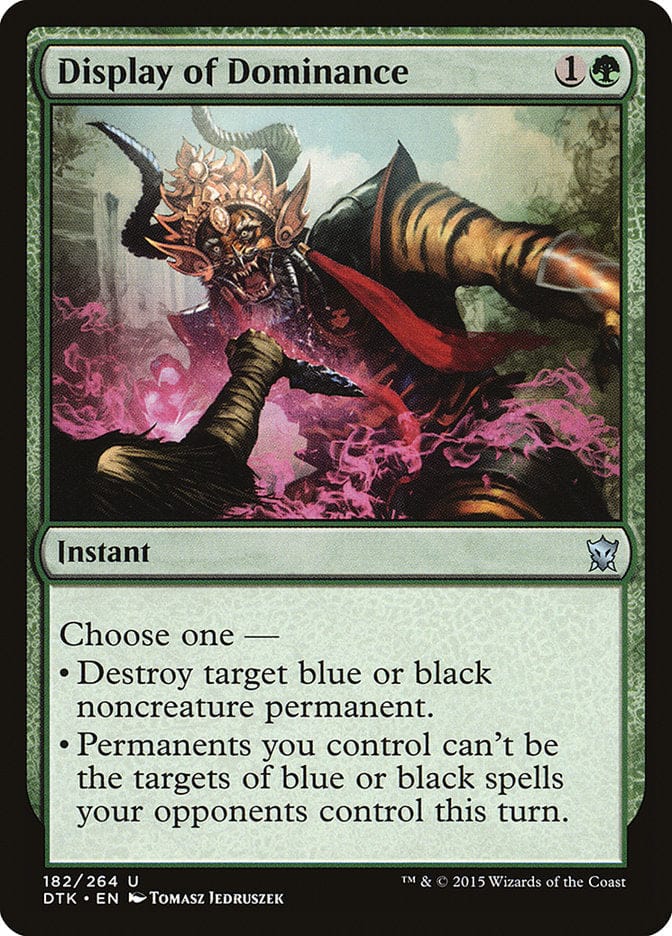 Display of Dominance [Dragons of Tarkir] Magic: The Gathering