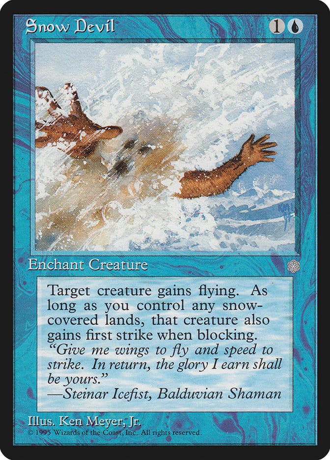 Snow Devil [Ice Age] Magic: The Gathering