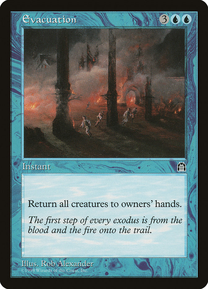 Evacuation [Stronghold] Magic: The Gathering